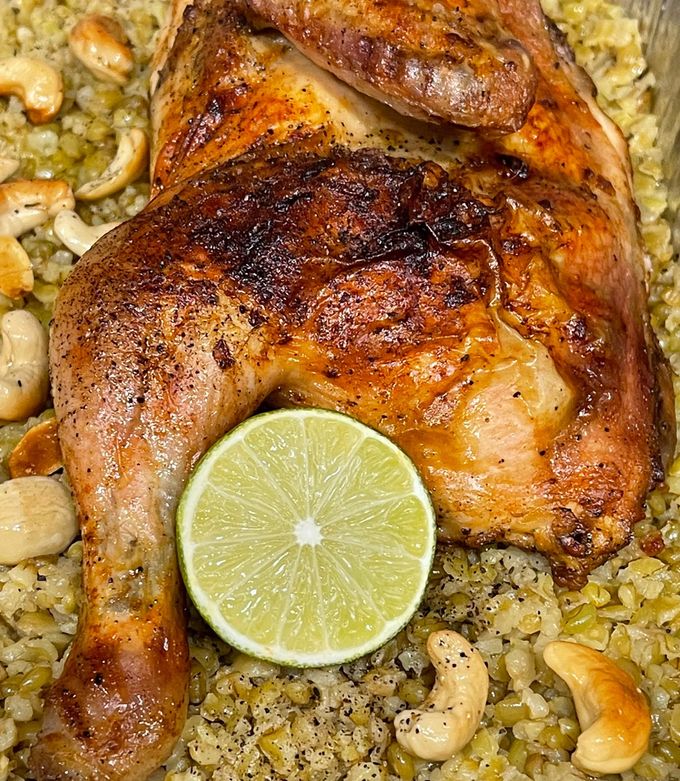 دجاج محشي ع تمن نص 