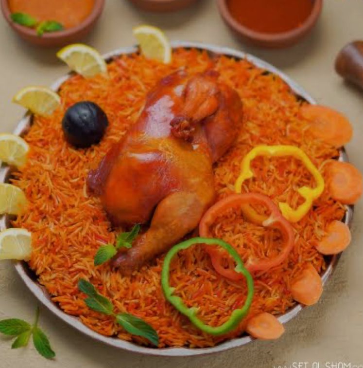 مندي دجاج نص 