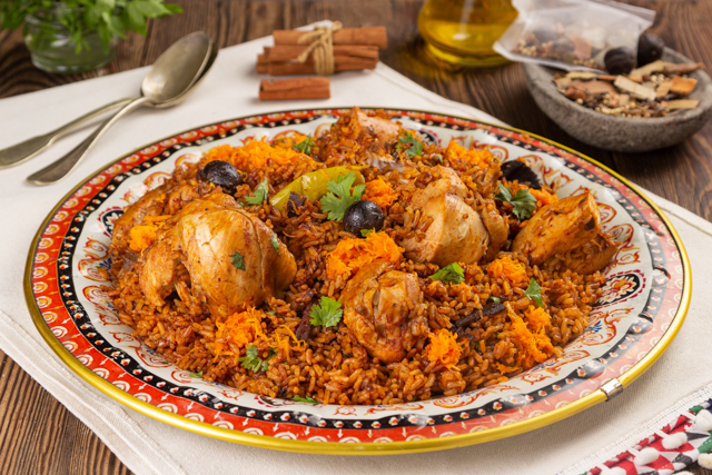 كبسة دجاج نص 